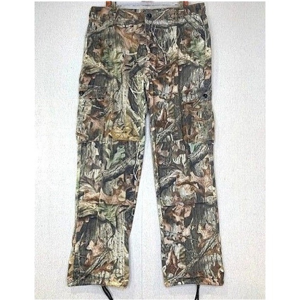 Walls Outdoors Men's Camouflage Cargo Pants with Adjustable Waist 38-40